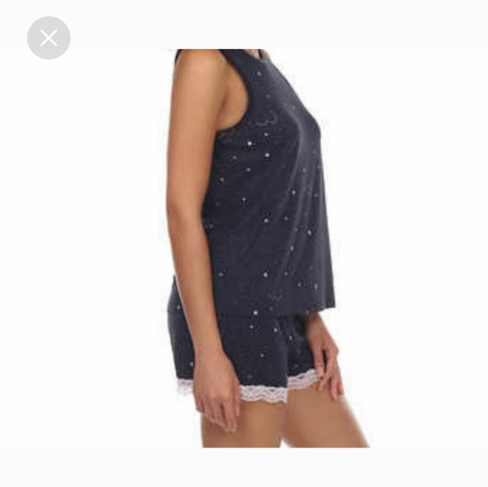 Honeydew Ladies' 2-piece Tank and Short Set lace nwt night blue - Picture 2 of 7